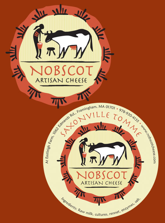 Nobscot logo and label